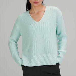 Lululemon Merino wool v-neck sweater